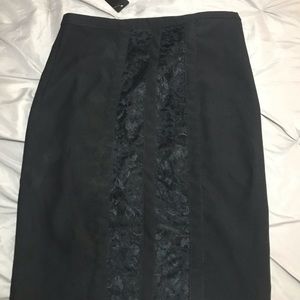 Bebe Black pencil skirt
